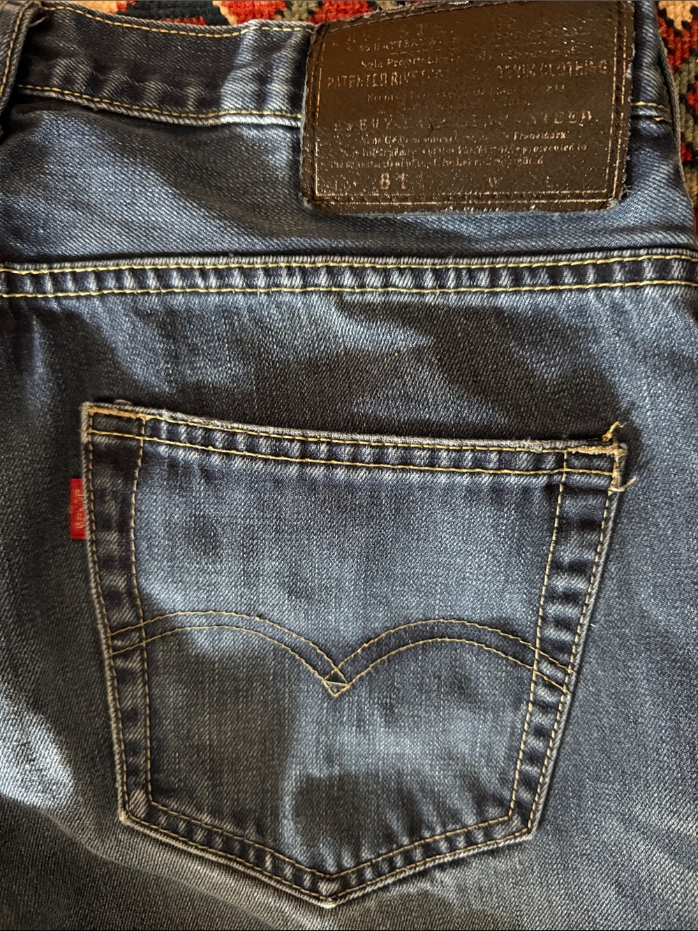 Levi’s 611 Straight leg Cropped Men’s Jeans Cone Denim Black Seed - Picture 5 of 16